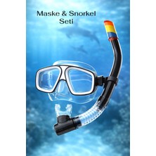 Premini Yetişkinler Için Çok Renkli Maske ve Snorkel Seti, Su Altı Keşfi