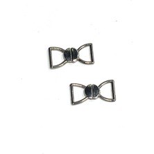 Hırka Klipsi Metal Kelebek Model  2 cm 2\'li Set 2 Çift  / Küçük Boy /