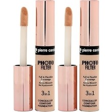 Belirtilmemiş Pierre Cardin Photo Filter Liquid Concealer Kapatıcı - Medium 822 (2 Paketi)