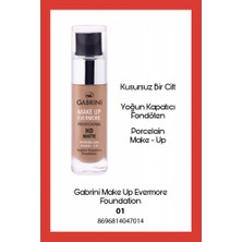Gabrini Make Up Evermore Hd Mat Fondöten -  01