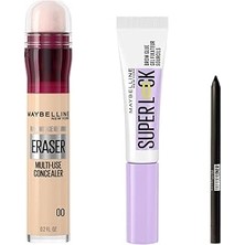 Belirtilmemiş Maybelline New York Instant Anti Age Eraser Kapatıcı - 00 Ivory & Maybelline New York Super Lock Br
