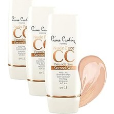 Belirtilmemiş Pierre Cardin Nude Face cc Cream, (Spf 15) Medium (3 Paketi)