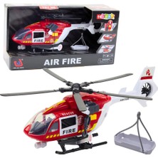 Galtoys Pervaneli Işıklı ve Sesli Sürtmeli Kurtarma Helikopteri 30 cm