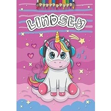 Belirtilmemiş Independently Published Lindsey: Livre De Coloriage Personnalisé Pour Lindsey | Licorne | Cadeau D'