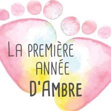 Belirtilmemiş La Première Année D'ambre: Album Bébé À Remplir Pour La Première Année De Vie - Album Naissance Fil