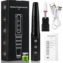 Belirtilmemiş Dailytech Kablosuz Elektrikli Tırnak Törpüsü, Şarjlı Profesyonel Manikür Pedikür Cihazı, Taşınabili