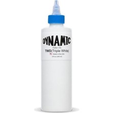 Belirtilmemiş Dynamic Triple White - Beyaz Tattoo Dövme Boyası - 8OZ/240ML