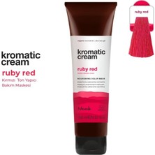 Belirtilmemiş Nook Kromatic Cream Ruby Red Saç Maskesi, Yoğun Kırmızı Ton, Vegan, Silikonsuz, Organik Aloe Vera V