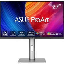 Belirtilmemiş Asus Proart PA27JCV 27 5k IPS HDR500 5120 x 2880 5ms 400CD Dp HDMI Usb-C Hoparlör Vesa 3yil 99% Dci