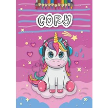 Belirtilmemiş Independently Published Cory: Personalized Coloring Book For Cory | Theme: Unicorn | Birthday Gift