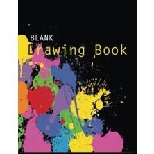 Belirtilmemiş Blank Drawing Book, Extra Large (8.5 x 11) INCHES,150 Pages, (Blank Sketchbook D (Blank Sketchbook