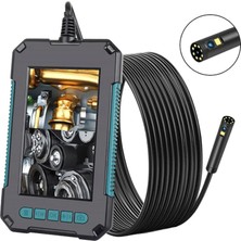 kzy mobilyal Powermaster 10 mt Çift Lensli Endoskop Yılan Kamera 1080P Ekranlı