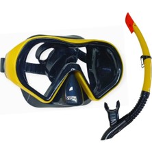 Premini Yetişkin Dalış Maskesi ve Snorkel Seti, Renkli ve Konforlu Malzeme
