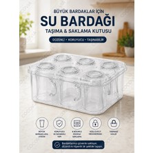 Pratik Büyük Boy 6 Bölmeli Subardağı Taşıma/Saklama Kutusu Seyahat Karavan Piknik Malzemesi