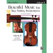 Belirtilmemiş Beautiful Music For Two String Instruments, Bk 2: 2 Violas