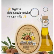 D2listone Doğal Argan Yağlı Sünger Sabun, Sabunlu Banyo Süngeri 135 gr