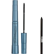 Belirtilmemiş L'oréal Paris Telescopic Suya Dayanıklı Maskara - Siyah & Maybelline Tattoo Mini Jel Göz Kalemi Hed