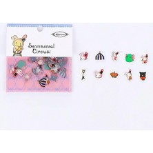 Belirtilmemiş Guguk Sentimental Circus Temalı 80 Adet Sticker Seti • Bullet Journal
