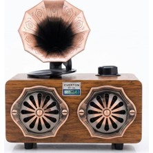 Everton RT-744  Bluetooth Fm-Usb-Tf-Aux  Şarjlı Nostaljik Radyo