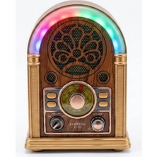 Everton RT-752 Şarjlı, LED Işıklı  Nostaljik Radyo( Bluetooth-Usb-Sd-Fm)