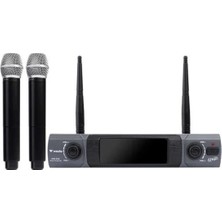 Westa WM-202H 1 Alıcı + 2 El Kablosuz Uhf  Mikrofonu Seti