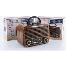 Everton RT-552  Bluetooth Fm-Usb-Tf-Aux Şarjlı Nostaljik Radyo