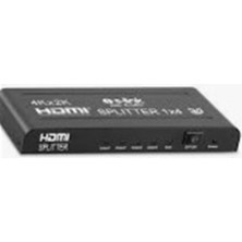 S-Link SW-KC34 4 Port 4Kx2K HDMI Görüntü Çoğaltıcı Splitter Full HD 3D Destekli