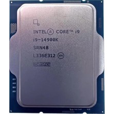 Intel Core I9 14900K 68MB 16çekirdekli O/b UHD 770 1700P 125W Kutusuz+Fansız