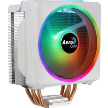 Aero Cool AE-CC-CYLN4F-W Cylon 4f Beyaz 12CM Argb Şeffaf Fan Işlemci Soğutucu