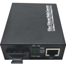Bıfo 09MC-1000SCSMDXA Sm Fiber Converter Ethernet Medya Dönüştürücü