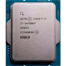 Intel Core I7 14700KF 61MB 12çekirdekli VGA Yok 1700P 125W Kutusuz+Fansız