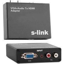 S-Link Vhc11 Vga To Hdmi Çevirici