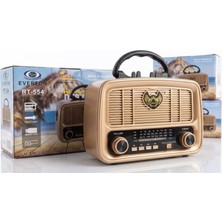 Everton RT-554  Bluetooth Fm-Usb-Tf-Aux Şarjlı Nostaljik Radyo