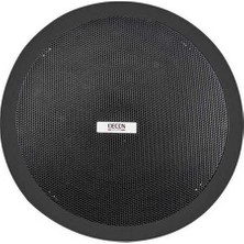 Decon DS-1325TB 13CM 5/10 Watt Trafolu Alçıpan Hoparlör Siyah