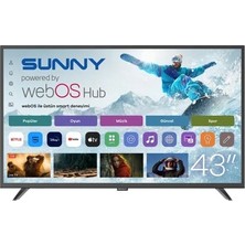 Sunny SN43DAL540C 43" 109 Ekran Dahili Uydu Alıcılı Full HD Smart LED TV