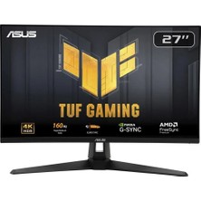 ASUS TUF GAMING VG27UQ1A 27 4K Fast IPS 3840x2160 1ms 160Hz 300cd DP HDMI Hoparlör 3 Yıl Garanti