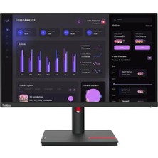 Lenovo 23.8" IPS T24I-30 63CFMATXTK 4ms 60HZ Hdmı-Dp Kurumsal Monitör
