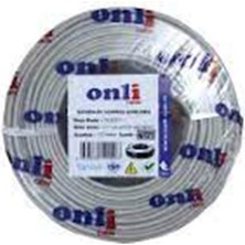 Onli ON-4122 4+1 1x0,22 Mini Coax 4X0,22MM 2X0,50MM 100 Metre Cca Kamera Kablosu