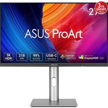 ASUS ProArt PA27JCV 27 5K IPS HDR500 5120x2880 5ms 60Hz 400cd DP HDMI USB-C Hoparlör 3 Yıl Garanti