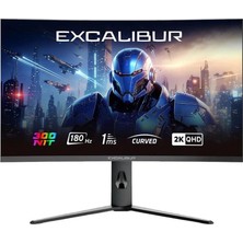 Casper Excalibur M.E315QVC-C 31.5" 2K QHD 180HZ 1MS Pivot Curved HDR10 300NIT Oyuncu Monitörü