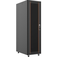 Ager 22U 600X1000MM Dikili Tip Siyah Kabinet Vega AG-VB22U6010S1 Cam Kapak