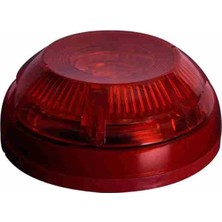 Teknim TFS-3192 R Konvansiyonel Flaşörlü Yangın Alarm Sireni Kırmızı