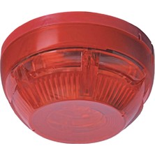 Teknim TFS-3192 R Konvansiyonel Flaşörlü Yangın Alarm Sireni Kırmızı