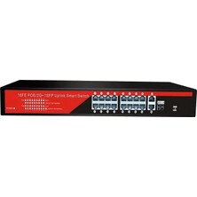 Faber EZCOOL EZ-16PSF-SFP 16PORT 16FE+2GE+1SFP GİGABİT POE SWİTCH 240W