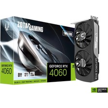 Zotac Geforce RTX 4060 GAMING TWIN EDGE 8GB GDDR6 128Bit Ekran Kartı Fanlı Soğutma ile Yüksek Performans