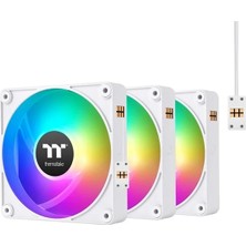 Thermaltake CT120 EX Beyaz Reverse Beyaz 3x120mm ARGB Manyetik Modüler Fan Kiti (CL-F194-PL12SW-A)