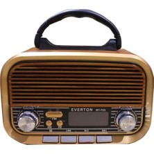 Everton Rt-723 Dijital Göstergeli Şarjlı Nostaljik Radyo (Am-Fm-Sw Wıth Bt-Usb-Tf )