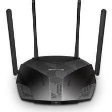 Mercusys MR70X, AX1800 Mbps, Gigabit Portları, Fiber Destekli, Access Point Modu, WPA3, Mobil Uygulama ile Kolay Kurulum, VPN Destekli, MU-MIMO ve Beamforming Özellikli,  Dual-Band Wi-Fi 6 Router