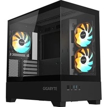 Gigabyte <![cdata[gıgabyte GB-C201P Panoramık Gamıng Mıd-Tower Pc Kasası 360MM Sıvı Soğutucu Desteği]]>