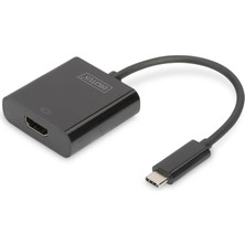 Digitus USB Tip C - 4K HDMI + VGA Grafik Adaptörü Da-70858